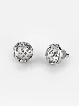 Pendientes GUESS acero '4g logo boule'