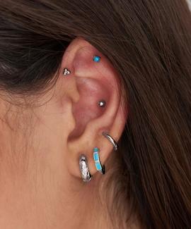 Piercing ANIA HAIE triple bola