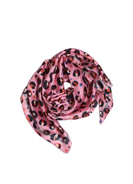 Pañuelo DON ALGODÓN leopardo fucsia