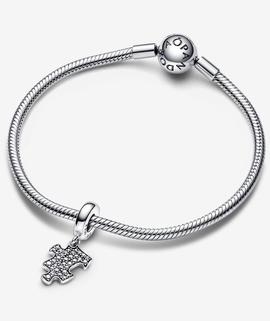 Charm PANDORA Colgante Pieza de Puzzle Brillante