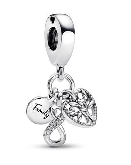 Charm PANDORA Colgante Triple Infinito Familia