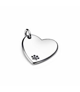 Placa PANDORA para collar corazon grabar