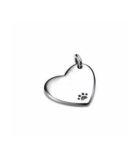 Placa PANDORA para collar corazon grabar