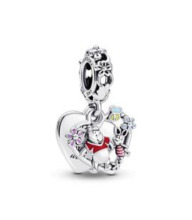 Charm PANDORA colgarDoble Winnie the Pooh y Piglet de Disney