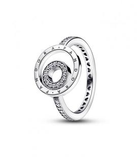 Anillo PANDORA Signature Logo Círculos Pavé