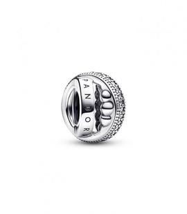 Charm Pandora Signature Logo Pavé y Cuentas