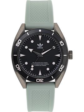 Reloj ADIDAS tipo rolex caucho verd agua nº bisel