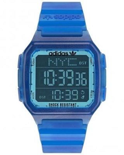 cascada Cíclope Porcentaje Reloj ADIDAS Street digital azul cuadrado