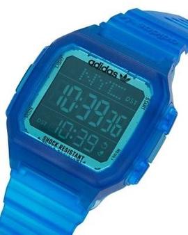 Reloj ADIDAS Street digital azul cuadrado