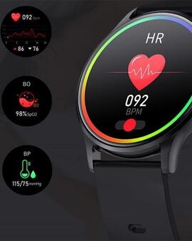 SmartWatch RADIANT  Miami Silicona Negro