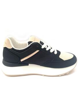 Deportiva DON ALGODON Negro Combinado Beige