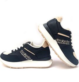 Deportiva DON ALGODON Negro Combinado Beige