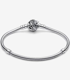 Pulsera PANDORA Cadena de Serpiente con Cierre Campanilla