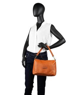 Bolso LOIS  hombro con bandolera piel marron