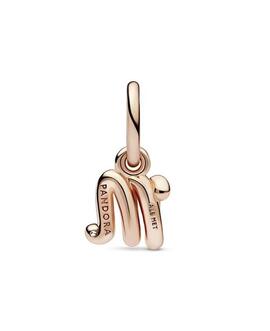 Charm PANDORA Colgante Letra Minúscula M