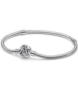 Pulsera PANDORA Cadena de Serpiente con Cierre Campanilla