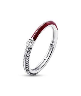 Anillo PANDORA Me Dual Rojo & Pavé