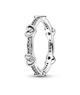 Anillo PANDORA Corazones Radiantes Brillantes