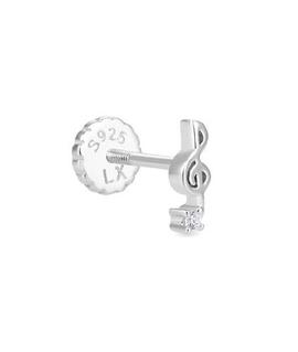 Piercing LUXENTER plata Clave de Sol