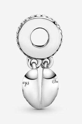 Charm  colgante PANDORA Corazones Madre e Hija