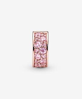 Clip PANDORA Pavé Rosa