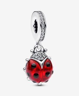 Charm Colgante PANDORA Mariquita Roja