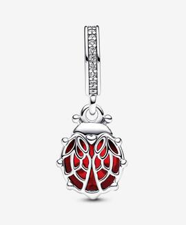 Charm Colgante PANDORA Mariquita Roja