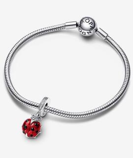 Charm Colgante PANDORA Mariquita Roja