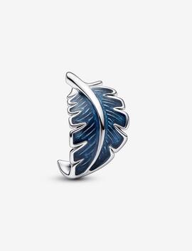 Charm PANDORA Pluma Curvada Azul