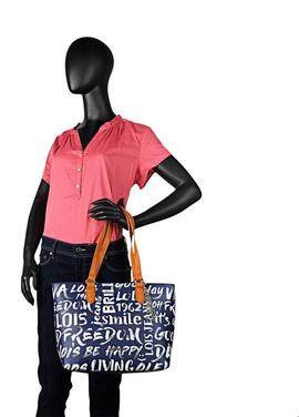 Bolso LOIS  Shopper estampado letras