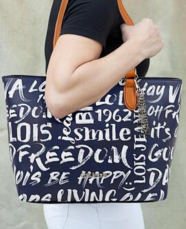 Bolso LOIS  Shopper estampado letras