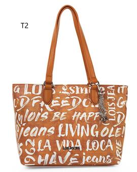 Bolso LOIS  Shopper estampado letras