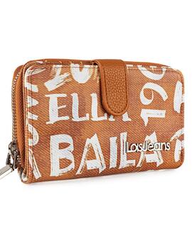 Cartera LOIS  letras blancas