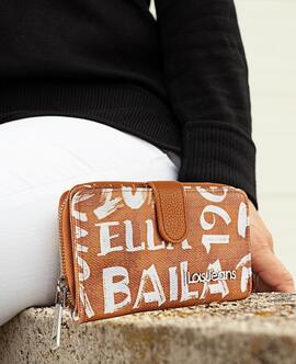 Cartera LOIS  letras blancas