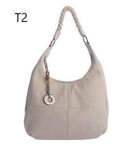 Bolso DON ALGODON hombro piel cremallera