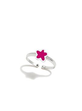 Anillo AGATHA flor fucsia