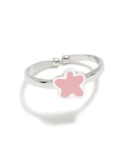 Anillo AGATHA flor rosa