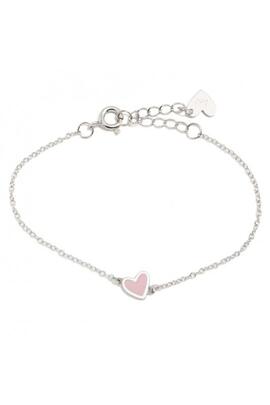 Pulsera AGATHA corazón rosa