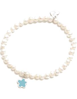 Pulsera AGATHA Perlas Nube Azul