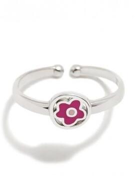 Anillo AGATHA Flor Fucsia