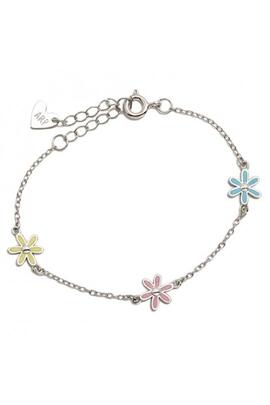 Pulsera AGATHA Pétalos Trío Flores Multicolor