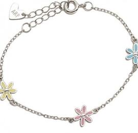 Pulsera AGATHA Pétalos Trío Flores Multicolor