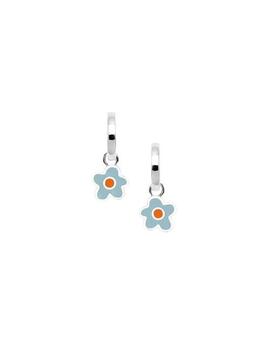 Pendientes AGATHA Flor Azul