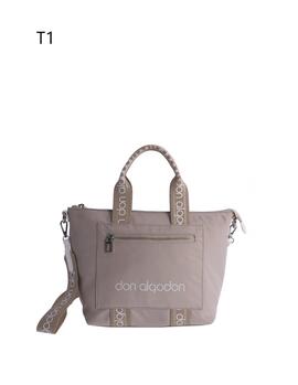 Bolso DON ALGODON  mano nylon logo