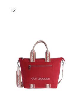 Bolso DON ALGODON  mano nylon logo