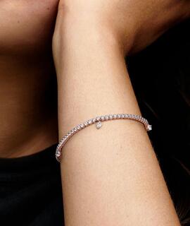 Pulsera PANDORA Tenis Gotas Brillantes