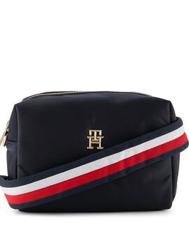 Bandolera TOMMY HILFIGER de lona azul