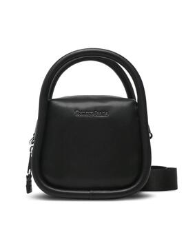 Bolso TOMMYovalado negra logo medio