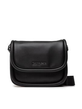 Bolso TOMMY mini piel negro boton