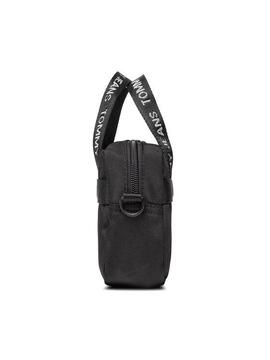 Bolso TOMMY mini nylon negro logo en asas